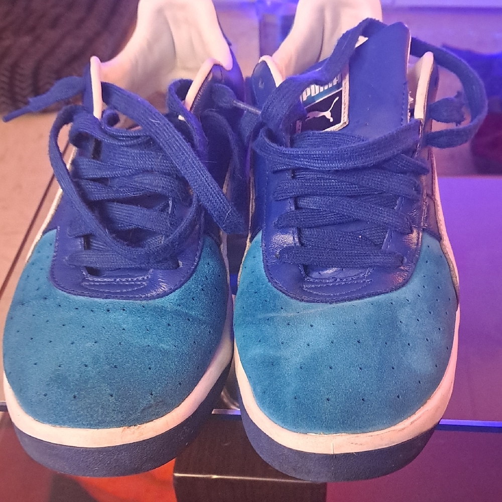 Puma Blue Athletic Shoes